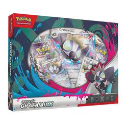 Descubre la emoción de ampliar tu mazo con el Blister Grafai’aia April ex Box Pokémon en español, que incluye cuatro sobres de refuerzo oficiales, dos cartas de promoción exclusivas, una carta XL